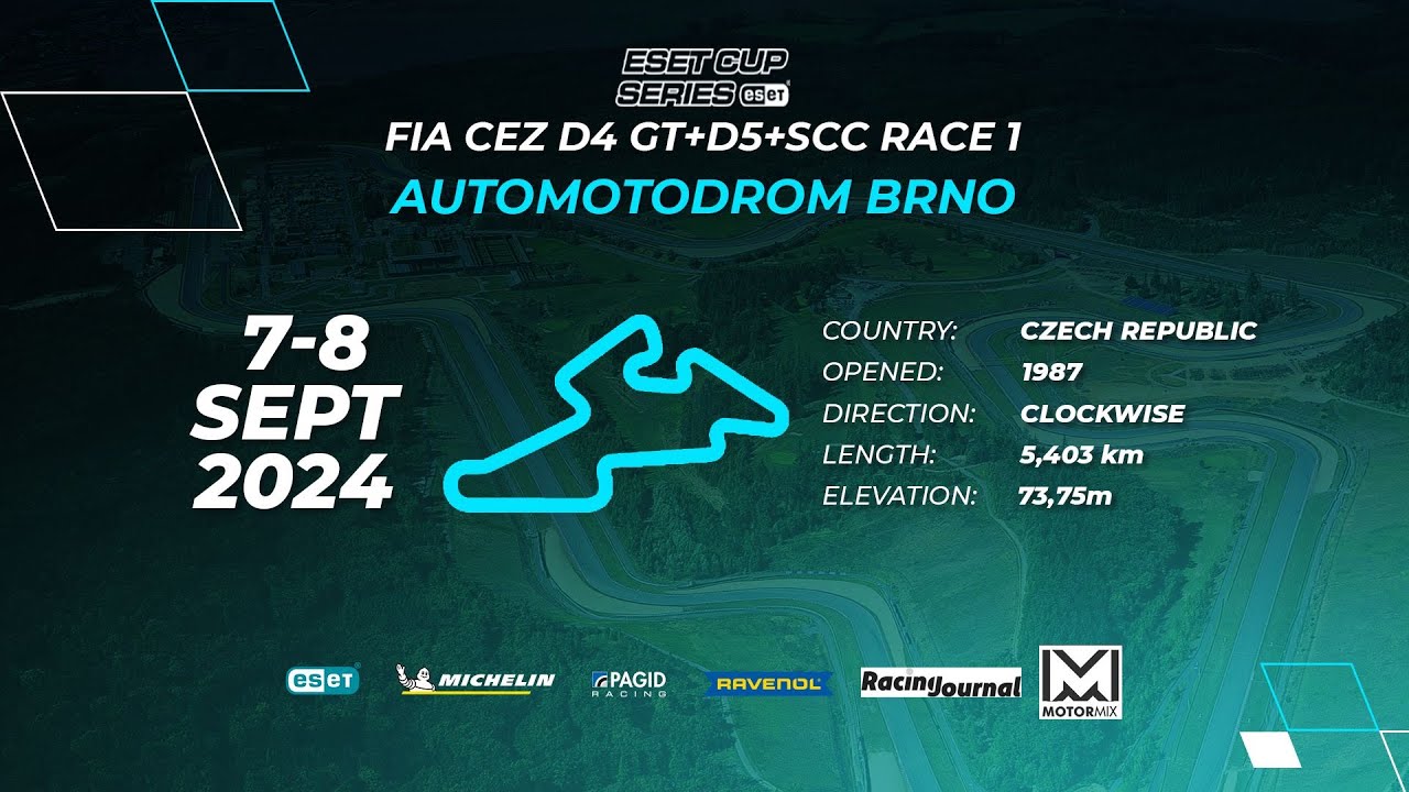 ESETCup 2024 - Brno - D4 GT + D5 + SCC + P9 - Race 1