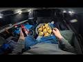 Truck Camping in BELOW FREEZING Temps: Cozy Movie Night &amp; Air Fried Chili Rangoons