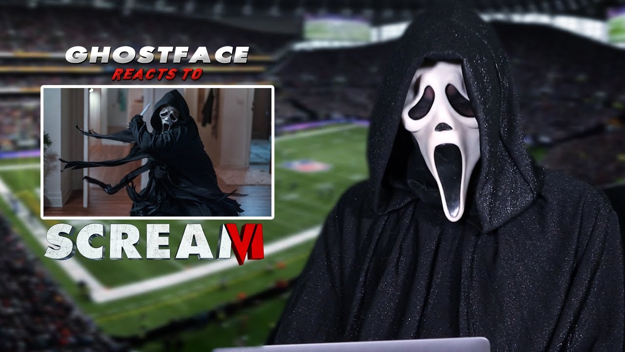 Ghostface Reacts To Scream VI (2023) Superbowl | Big Game Spot