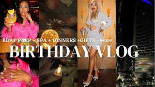 BIRTHDAY VLOG|BDAY PREP + LOTS Of Unboxings+ Dinners + Spa date + Gifts & MORE