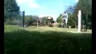 Kid Throws Bike Down Hill