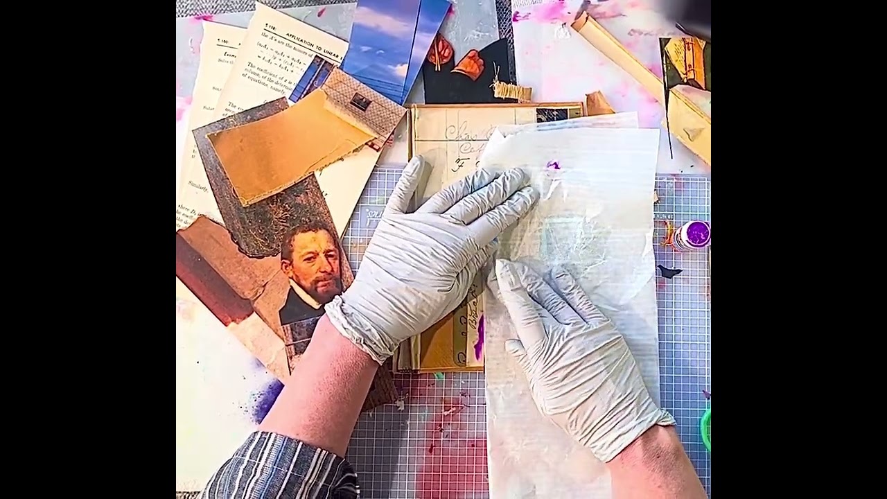 Part 2 Make a mixed media collage with me 