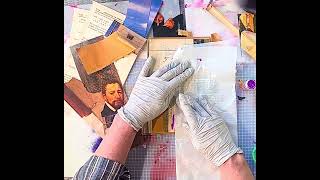 Part 2 Make a mixed media collage with me #makingart #exploreart