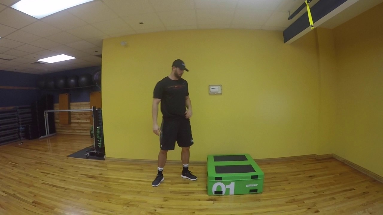 Plyo Box Depth Jump Lateral Landing