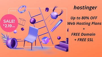 Hostinger Hosting Review For Beginners!  Up to 80% OFF Web Hosting Plans +FREE Domain