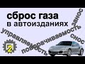 Сброс газа в автоизданиях