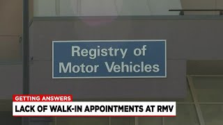 Getting Answers: RMV walk-in appointments