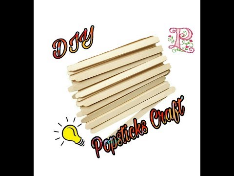 diy-:-craft-ideas-||-popsticks-craft-||-nail-polish-holder
