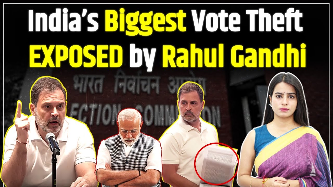 India’s Biggest Vote Theft EXPOSED by Rahul Gandhi | Vote Chori