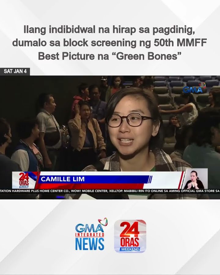 Ilang indibidwal na hirap sa pagdinig, dumalo sa block screening ng 50th MMFF... | 24 Oras Weekend
