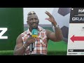 GOLOLA MOSES AND UMAR  SEMATA EXCHANGE WORDS DURING A PRESS CONFERENCE