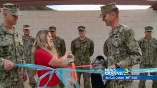 Seabees Finish Project For Search Dog Foundation