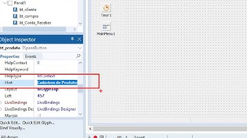 Inserindo Hint nos Botões da tela principal