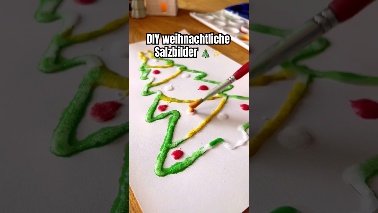 DIY Malen mit Salz 