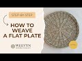 How To Weave a 9-Inch Plate | Paper Vine Weaving Tutorial For Beginners