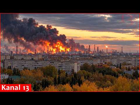 Ukrainian drones hit Russia’s Omsk refinery - fire erupts at key energy facility
