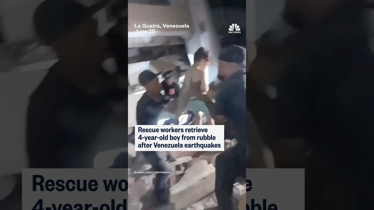 4 year old rescued from Venezuela earthquake rubble 4 year old rescued from Venezuela earthquake rubble