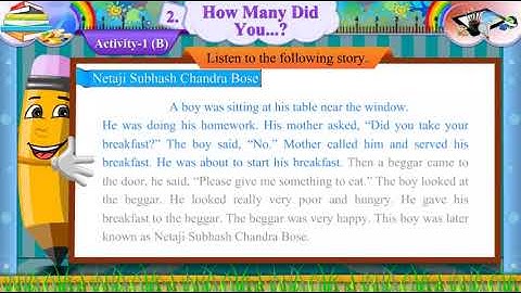 STD 7 ENGLISH/2/ACTIVITY 1B