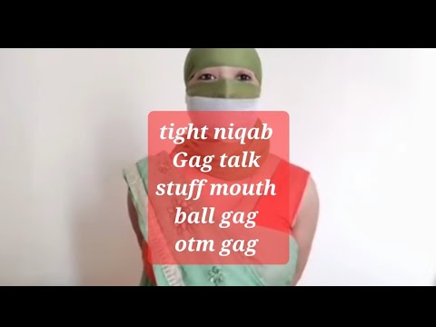 Gag talk in niqab | gag talk challange | tight face cover #viral #trending #viralvideo