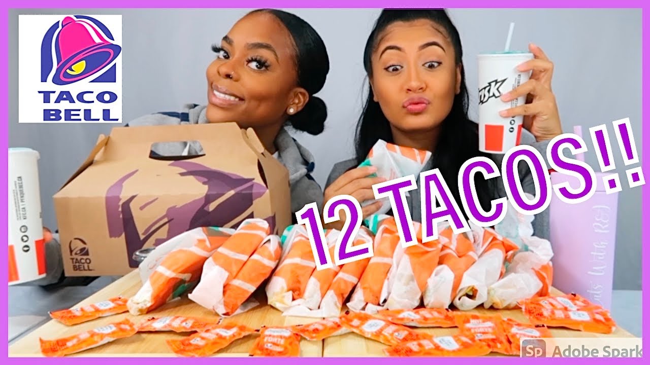 TACO BELL 12 PACK CHALLENGE!!🌮 | MUKBANG 먹방 | Mukmas🎄