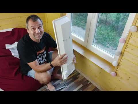 Nobo Fjord elektromos fűtőpanel ( 500W ) kicsomagolás , felszerelés , teszt 2020-09-04