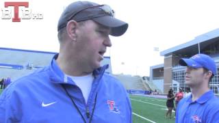 Skip Holtz following LA Tech's 2016 Spring Game