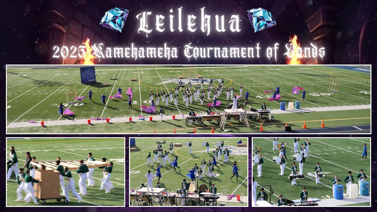 BLUEPRINTS | 2025 Leilehua HS "Mules" Marching Band & Color Guard | 2025 Kamehameha TOB