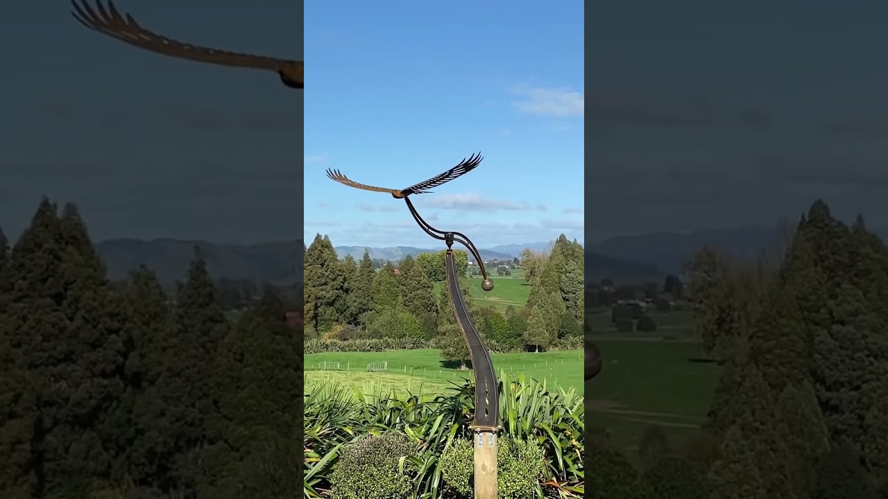 Mesmerising art that moves with the wind… 🦅