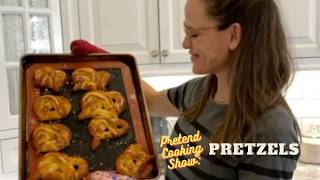 Pretend Cooking Show: Pretzels