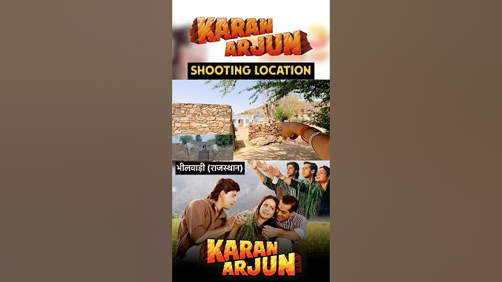 Karan arjun film ki shooting location 🎥 #salmankhan #shahrukh #bollywood #karanarjun