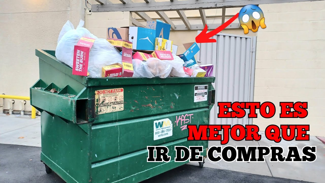 saque MUCHAS cosas NUEVAS de tres BOTES de BASURA 