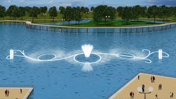 Thiết Kế Hệ Thống Nhạc Nước Phao Nổi Trên Sông Hồ Cho Công Viên, Quảng Trường, Khu Du Lịch