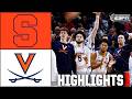 Syracuse Orange vs. Virginia Cavaliers | Full Game Highlights | ESPN College Basketball