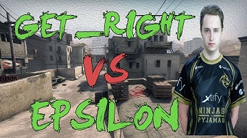 CSGO: POV NiP GeT_RiGhT vs Epsilon (30/14) dust2 @ FACEIT League Season 2