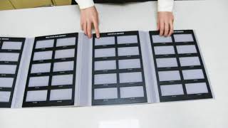 Famous stone sample folder,tile sample box Profile