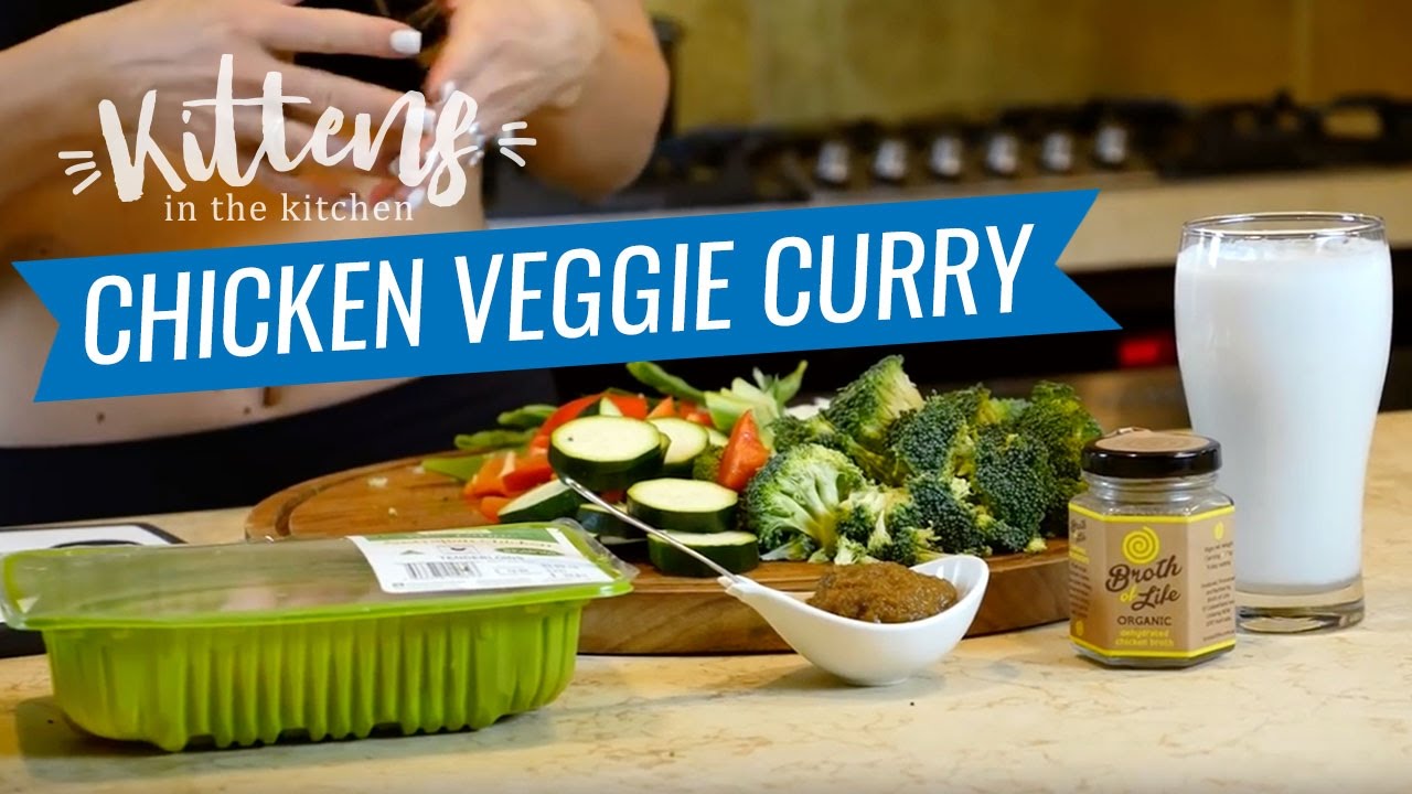 Recette de curry vgtarien au poulet Ashys  Cuisine des chatons