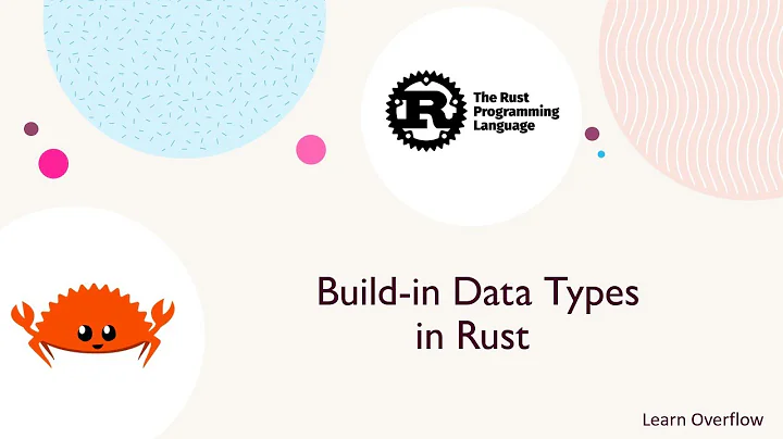 Basic Data Types in Rust language #1 | Build-in | Integer, Float, Boolean, Character Learn Overflow