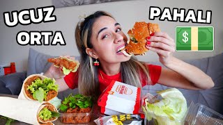 Ucuz Orta Pahali Çi̇ğköfteci̇leri̇ Denedi̇m Çiğköfte Hamburger, Çiğköfte Dürüm