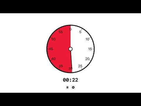 จับเวลาถอยหลัง 45 วินาที|45 second countdown, Timer & alarm clock.