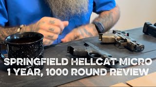 Springfield Hellcat Micro 1000 Round, 1 Year Review