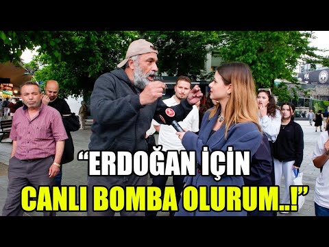 "ERDOĞAN TÜRKİYE'NİN NAMUSUNU KURTARAN TEK ADAMDIR..!" | Sokak Röportajları