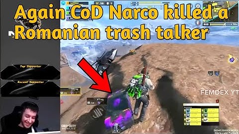 Again, CoD Narco killed a Romanian trash talker  Call of Duty: Mobile