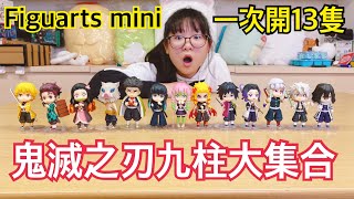 【開箱】九柱大集合! 超可愛鬼滅之刃可動小公仔Figures mini 精緻收藏[NyoNyoTV妞妞TV]