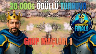 20,000 Ödüllü Age Of Empires Iv Turnuvası Grup Maçları 1. Gün - Egc Masters Finals 2025