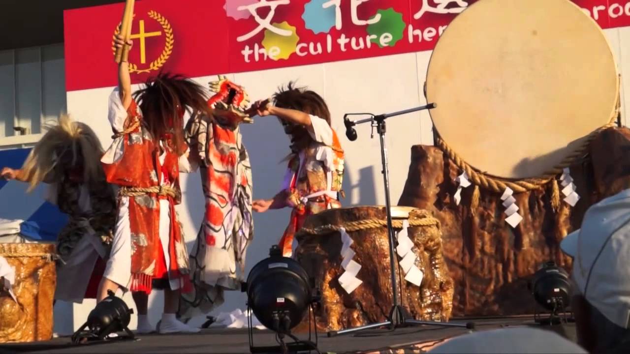 六郷鬼龍太鼓 （於）文化遺産復刻祭 - YouTube