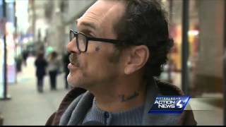 Crews work all day to remove downtown graffiti
