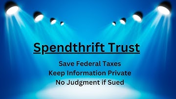 Save US Taxes Legally with the Spendthrift Trust LinkedIn 02/10/25