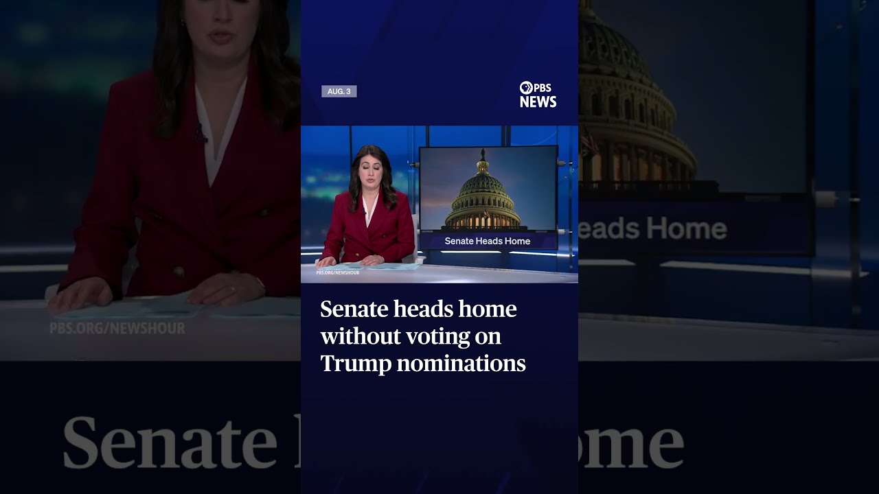 Senate Heads Home Without Voting On Trump Nominations