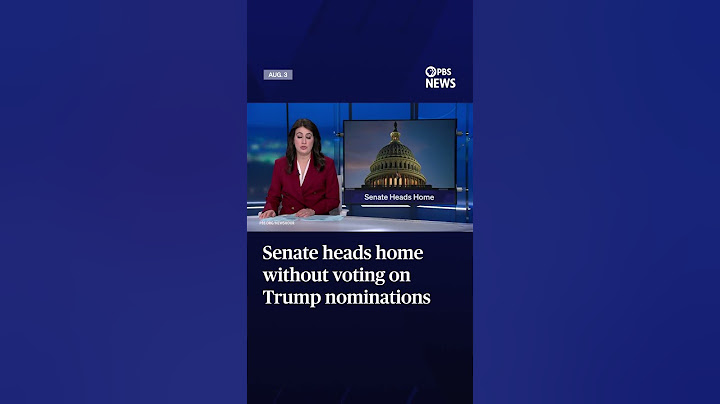 Senate heads home without voting on Trump nominations
