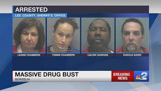 Five people arrested one wanted after county-wide drug bust